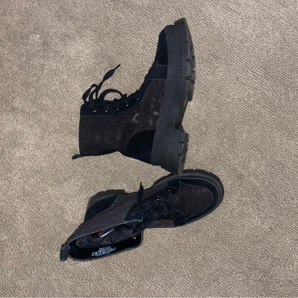 Desigual Black Combat & Moto Boots